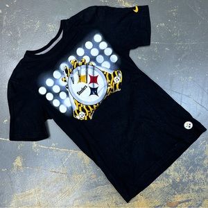 Nike Pittsburgh Steelers NFL Shirt 430425-010 Small Football Retro